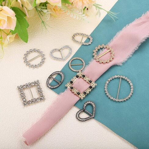uxcell T-Shirt Clip, Rhinestone Scarf Buckle Shawl Tie Clip for Women in Saudi Arabia