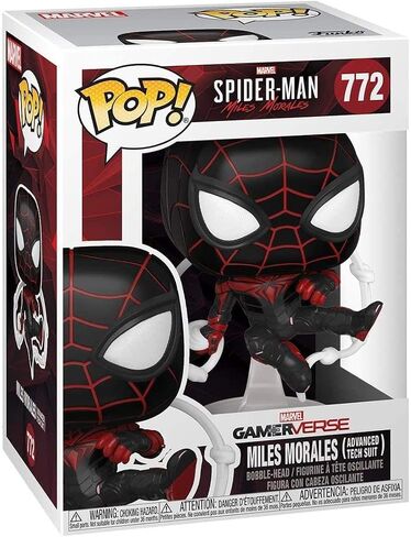 Funko POP Games: Marvel’s Spider-Man: Miles Morales - Miles Advanced Tech Suit, Multicolor, Standard in Saudi Arabia