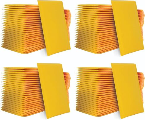 5 × 7 Kraft Bubble Mailer - الأظرف المبطنة ذات الخبرة الذاتية - أكياس متينة ، مقاومة للماء ، لشحن للتغليف الآمن (100) in Kuwait