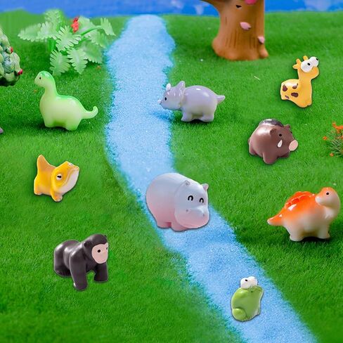ألعاب حيوانات الراتنجات الصغيرة ، 50 ٪ من سلاحف بطة صغيرة مضيئة من أجل DIY Garden Aquarium Cake Decor in Saudi Arabia