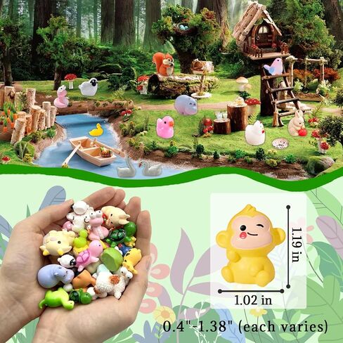 ألعاب حيوانات الراتنجات الصغيرة ، 50 ٪ من سلاحف بطة صغيرة مضيئة من أجل DIY Garden Aquarium Cake Decor in Saudi Arabia