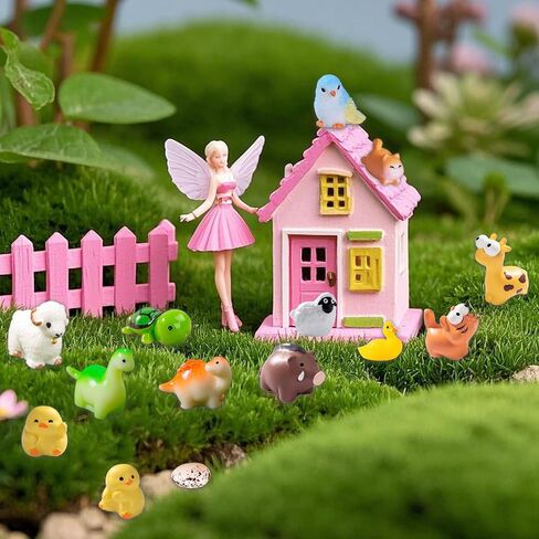 ألعاب حيوانات الراتنجات الصغيرة ، 50 ٪ من سلاحف بطة صغيرة مضيئة من أجل DIY Garden Aquarium Cake Decor in Saudi Arabia