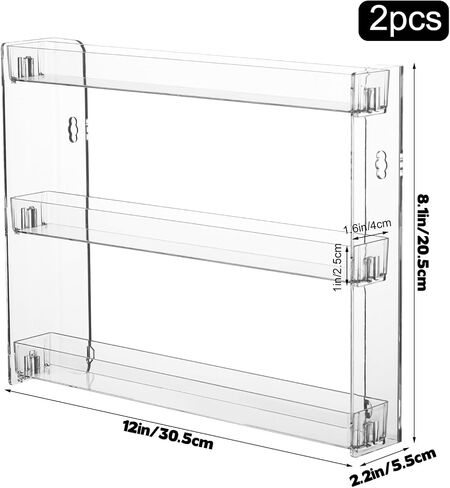 Rainmae 1pack 3 Tier Paint Storage Display Rack لطلاء Apple Barrel Acrylic ، رف الدهانات الصافية ، منظم تخزين الحرف الأكريليك ، حامل مصغر لزجاجة 2oz ، منظم تلميع الأظافر ، الشارات in Saudi Arabia