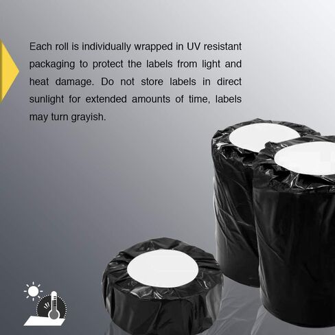 BETCKEY - ملصقات شحن ومتعددة الأغراض مقاس 4 × 3 بوصة (102 مم × 76 مم) متوافقة مع طابعة ملصقات Zebra & Rollo، لاصق ممتاز ومثقوب [10 بكرات، 5000 ملصق] in Kuwait