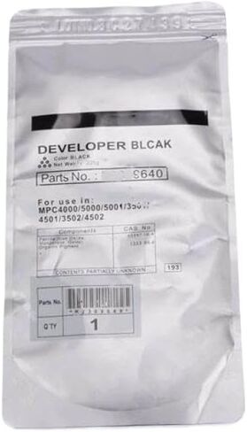 1pcs480g Black Developer Powder Compatible with Aficio MP3500 MP4500 MP4000 MP5000 Copier Spare Parts in Saudi Arabia
