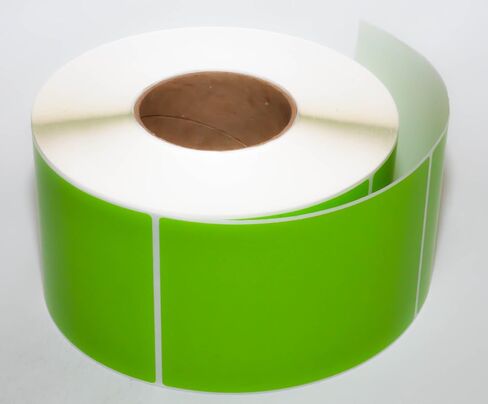 Compulabel 640113 ملصقات الشحن الحرارية النقل الحراري ، 4 بوصة × 6 بوصة ، أخضر ، لاصق دائم ، ثقوب بين الملصقات ، 1000 لكل لفة ، 4 لفات in Kuwait