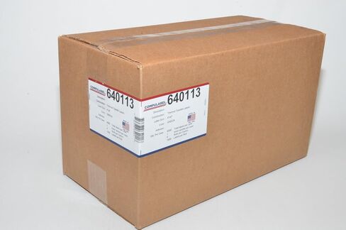 Compulabel 640113 ملصقات الشحن الحرارية النقل الحراري ، 4 بوصة × 6 بوصة ، أخضر ، لاصق دائم ، ثقوب بين الملصقات ، 1000 لكل لفة ، 4 لفات in Kuwait