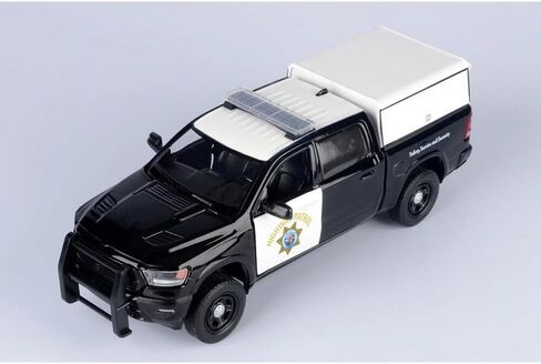 2019 RAM 1500 CREW CAB CHP California Highway Patrol Police up truck 1/27 Scale Diecast Model Motormax 76997 in Saudi Arabia
