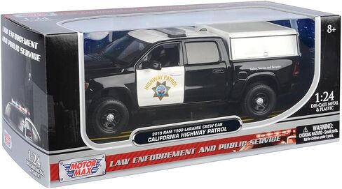 2019 RAM 1500 CREW CAB CHP California Highway Patrol Police up truck 1/27 Scale Diecast Model Motormax 76997 in Saudi Arabia