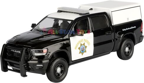 2019 RAM 1500 CREW CAB CHP California Highway Patrol Police up truck 1/27 Scale Diecast Model Motormax 76997 in Saudi Arabia