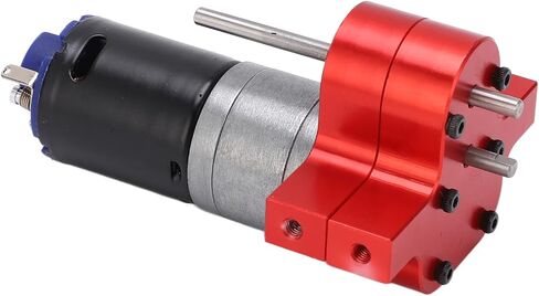 Dilwe RC Motor Gear Box Set, RC Transmission Gear Box with 370 Motor Upgrade Parts for WPL B1 B?1 C14 C?14 1/16 Truck(Red) in Saudi Arabia