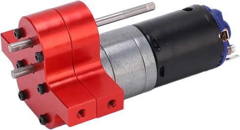 Dilwe RC Motor Gear Box Set, RC Transmission Gear Box with 370 Motor Upgrade Parts for WPL B1 B?1 C14 C?14 1/16 Truck(Red) in Saudi Arabia