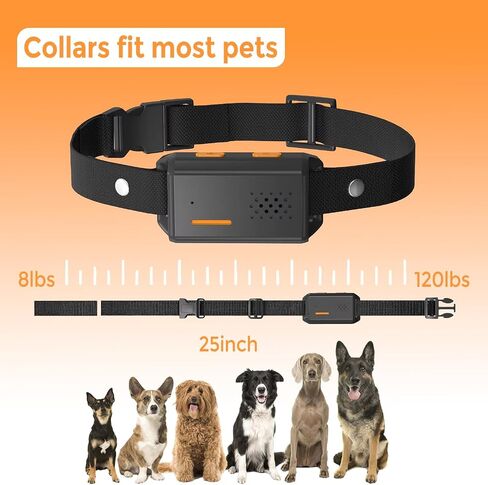 RuffStyle Dog Training Collar – Shock & No Shock Options, Manual Remote + Automatic Mode, Adjustable for Small, Medium & Large Dogs in Saudi Arabia
