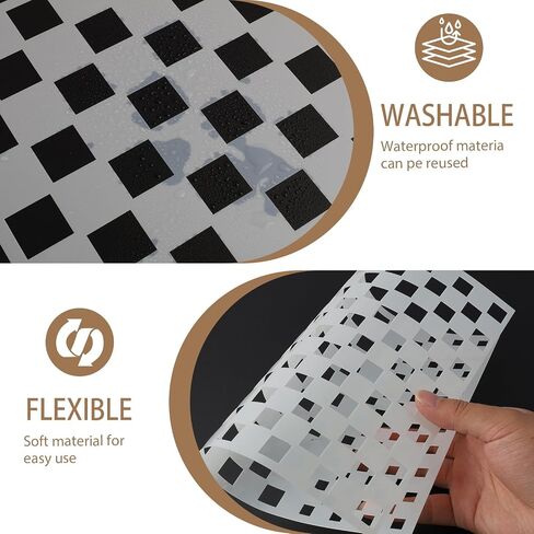 4PCS Checks Stencils – Square Grid Chess Board Checkerboard Templates in Multiple Sizes for DIY Wood Painting, Wall, Floor, Fabric, and Craft Décor in Saudi Arabia