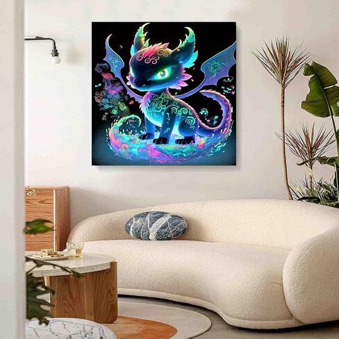Dyaiangmu Dragon Diamond Art Kits للبالغين ، مجموعة الطلاء الماس الماس ، 5D Diamond Paint in Kuwait