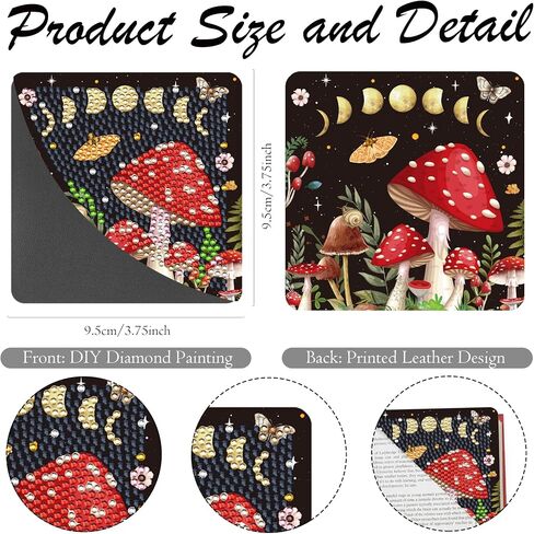 مرجعية مرجعية للفنون الماس في Skull Diamond - 6 أجهزة كمبيوتر Smerical Boho Skull Diamond Art Lundmarks Kit للبالغين. in Kuwait