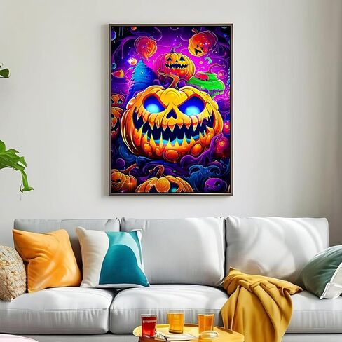 WGSMGL Gothic Angel and Devil Diamond Painting Kits للبالغين ، وأطقم فن الماس الكاملة للمبتدئين ، واللوحات Round 5D DIY Diamond Dots ، و Diamonds Pictures Gem Art and Crafts Home Decor in Saudi Arabia