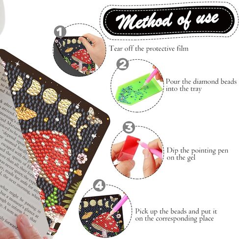 مرجعية مرجعية للفنون الماس في Skull Diamond - 6 أجهزة كمبيوتر Smerical Boho Skull Diamond Art Lundmarks Kit للبالغين. in Kuwait