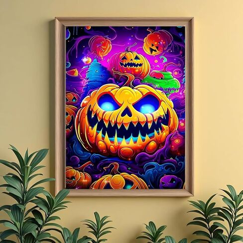 WGSMGL Gothic Angel and Devil Diamond Painting Kits للبالغين ، وأطقم فن الماس الكاملة للمبتدئين ، واللوحات Round 5D DIY Diamond Dots ، و Diamonds Pictures Gem Art and Crafts Home Decor in Saudi Arabia