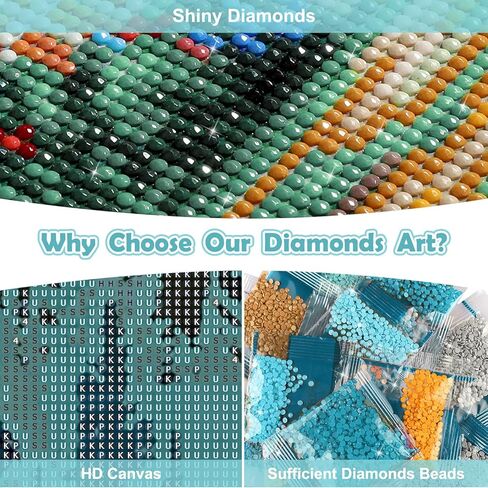 Newenmo Mermaid Diamonds Painting مجموعات للبالغين المبتدئين ، DIY 5D Moon Diamond Art Paint مع الماس الدائري ، الحفر الكاملة للأحجار الكريمة اللوحة الفنية للديكور الجدران المنزلي 12x12 بوصة in Saudi Arabia