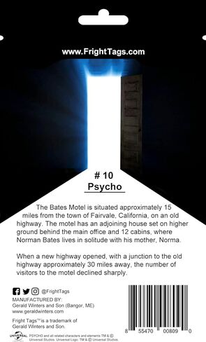Psycho - Bates Motel Key Tag [ Fright Tags ] in Saudi Arabia