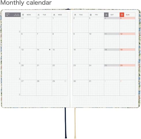 ほぼ日 Hobonichi Techo HON A6 2026 – Slash (Navy) (English, January Start Planner) in Saudi Arabia