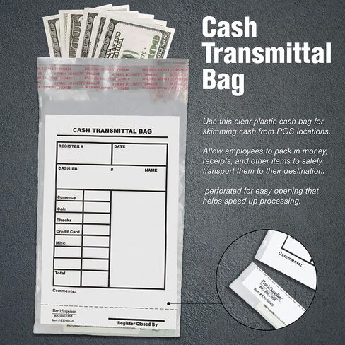 Cash Transmittal Bag - 5x9-1000/case in Saudi Arabia