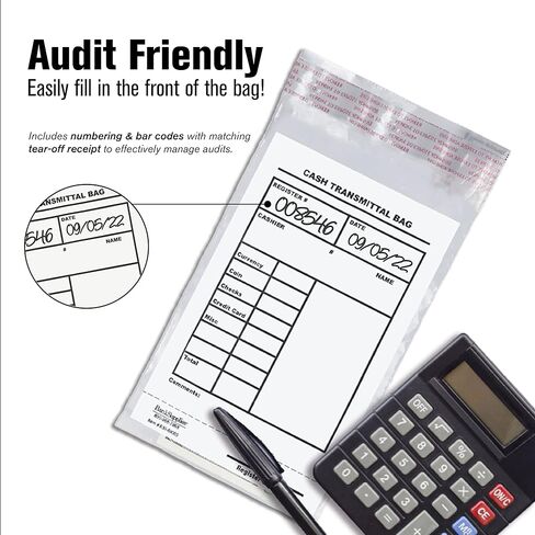 Cash Transmittal Bag - 5x9-1000/case in Saudi Arabia