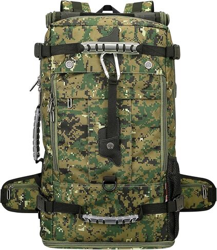 WITZMAN Travel Backpack for Men and Women Convertible Duffle Luggage Bag fit 17 Inch Laptop Carry On Bags for Airplane (B681 Black) in Saudi Arabia