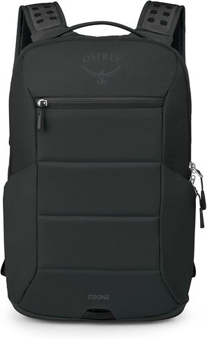 Osprey Ozone Slim Pack - حقيبة ظهر محمول خفيفة الوزن مع تعليق الهواء ، جيوب زجاجة ماء وتصميم سليم - يناسب معظم أجهزة الكمبيوتر المحمولة 16 بوصة - عنصر شخصي أو محمول متوافق ، أسود ، أسود in Saudi Arabia