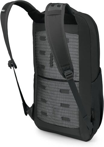 Osprey Ozone Slim Pack - حقيبة ظهر محمول خفيفة الوزن مع تعليق الهواء ، جيوب زجاجة ماء وتصميم سليم - يناسب معظم أجهزة الكمبيوتر المحمولة 16 بوصة - عنصر شخصي أو محمول متوافق ، أسود ، أسود in Saudi Arabia