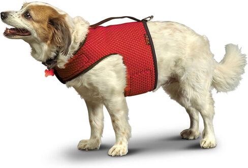 YAP Dog Performance Wrap®; Choke-Free X Small Dog Harness, Anti-Static Dog Harness with Handle for Emergency, Quick-Drying Pink Harness for Small Dogs Compatible with Universal Seat Belt in Saudi Arabia