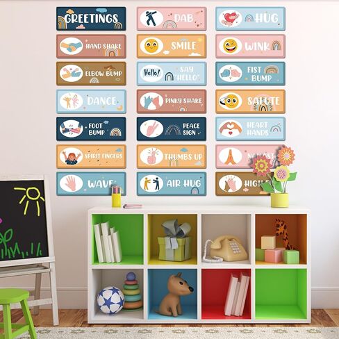Pasimy 21 PCS خيار الاختيار قواعد الفصول الدراسية الملصقات بوهو البوهيو الاجتماعي التخلص من الملصقات التعليمية في الفصول الدراسية للمتوسطة الوسط إلى المدرسة يجب أن ترفع مستلزمات المعلم in Saudi Arabia