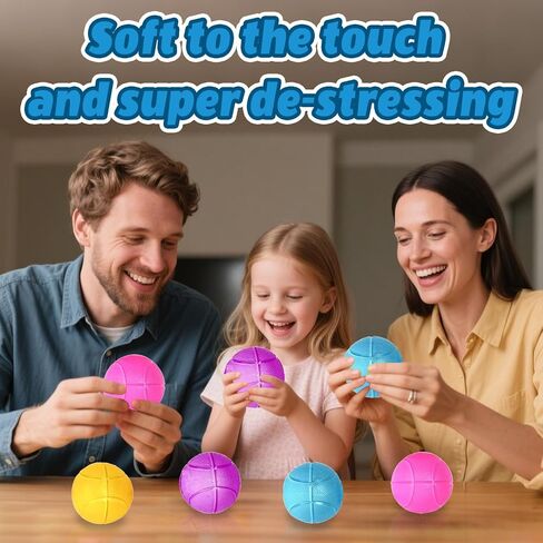 4Pack Squishy Squieve Toys ، لعبة الضغط الفائق ، ألعاب تخفيف الإجهاد للأطفال البالغين ، ألعاب حسية للأطفال المصابين بالتوحد ، ألعاب تململ ، تفضل حفلات الإغاثة بالقلق للفتيات والفتيان (القطن) in Kuwait