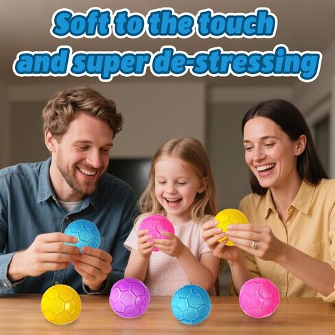 4Pack Squishy Squieve Toys ، لعبة الضغط الفائق ، ألعاب تخفيف الإجهاد للأطفال البالغين ، ألعاب حسية للأطفال المصابين بالتوحد ، ألعاب تململ ، تفضل حفلات الإغاثة بالقلق للفتيات والفتيان (القطن) in Kuwait