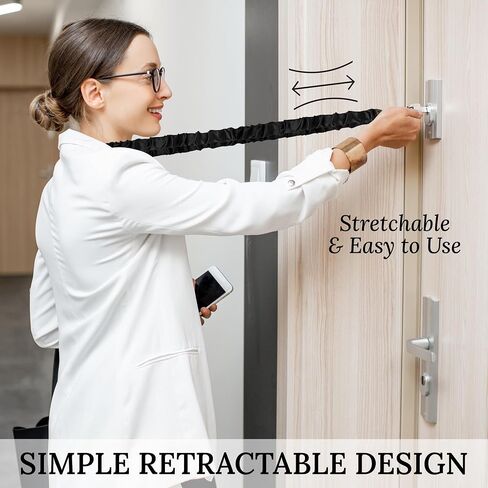 Scrunchie Lanyard Teacher مع بطاقة حامل الهوية ، Scrunchie Lanyard Stepressy للسيدات ، حبلات لطيفة من شارات الهوية ، مفاتيح ، محافظ ، حامل في سلسلة المفاتيح القابلة للسحب ، هدايا المعلمين (أسود) in Kuwait