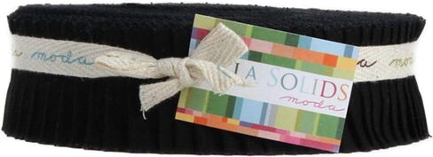Bella Solids Black Honey Bun 40 1.5 بوصة شرائح Moda Fabrics 9900HB 99 in Saudi Arabia