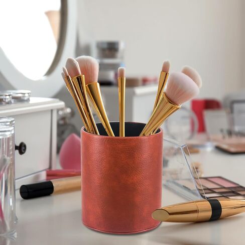 حامل القلم PU Pency Desk Desk Stand للمدرسة/المكتب/المنزل (أسود) in Kuwait