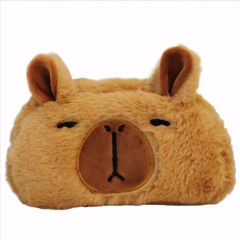 Capybara Pencil Case ، Capybara Plush Zipper Pencil Box ، Pencil Storage Holder Pouch ، حقيبة منظم للقرطاسية ومستحضرات التجميل ، للسفر المكتبي للمكتب ، هدايا Capybara (احتضان) in Saudi Arabia
