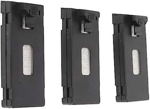 3PCS Drone Battery 2600MAH 3.7V, Drone Battery Long Life Rechargeable for E88max E99max P8 a13 a15 k6max k9max k10max k12max k706 k708 s1s in Saudi Arabia