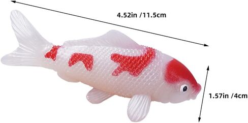 5pcs البلاستيك koi خزان السمك ديكور مزيف الذهب الذهبي الديكور السمك الاصطناعي زخرفة واقعية carp carp model diy pond pond supplies (لا يمكن أن تطفو) in Kuwait