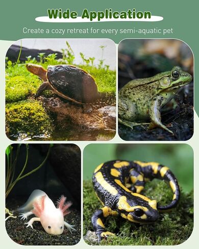 Pawfly Turtle Basking Dock with Ramp, Floating Reptile Platform for Aquatic Turtles in 30 Gallon Aquarium Tanks or Larger in Saudi Arabia