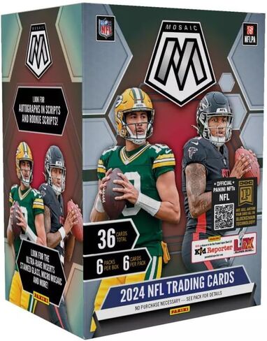 2024 Panini Mosaic Football Blaster Box (36 Cards/Box) Look for Blaster Exclusive Mosaic Orange Fluorescent Parallels! in Saudi Arabia