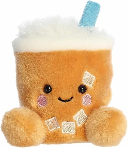 Aurora® Adorable Palm Pals™ Ashley Iced Coffee™ Stuffed Animal - Fun Collectible Plush for Kids and Adult Collectors - Perfect for Decorating Rooms and Birthday Gifts - Brown 5 Inches in Saudi Arabia