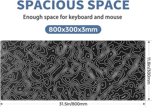 Japanese Samurai Anime Mouse Pad Large Desk Mat Extended Keyboard Mouse Pad Gaming Mousepad with Non-Slip Base and Stitched Edge Anime Mouse Mat Desk Pad 31.5 X 11.8 In Mouse Pads for Desk Home Office in Saudi Arabia