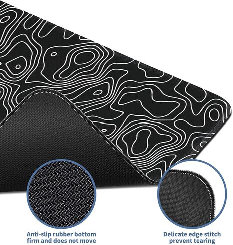 Japanese Samurai Anime Mouse Pad Large Desk Mat Extended Keyboard Mouse Pad Gaming Mousepad with Non-Slip Base and Stitched Edge Anime Mouse Mat Desk Pad 31.5 X 11.8 In Mouse Pads for Desk Home Office in Saudi Arabia
