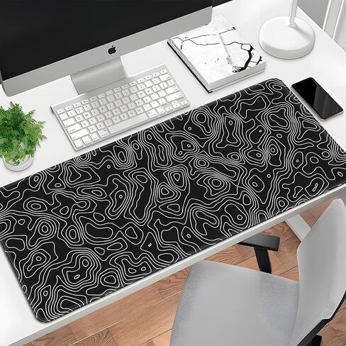 Japanese Samurai Anime Mouse Pad Large Desk Mat Extended Keyboard Mouse Pad Gaming Mousepad with Non-Slip Base and Stitched Edge Anime Mouse Mat Desk Pad 31.5 X 11.8 In Mouse Pads for Desk Home Office in Saudi Arabia