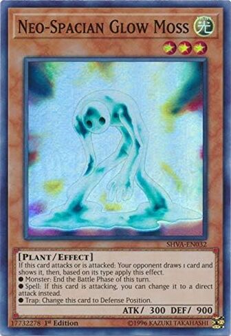 يو جي- أوه! - Neo -Spacian Glow Moss - Shva -En032 - Super Rare - 1st Edition - Shadows in Valhalla in Saudi Arabia