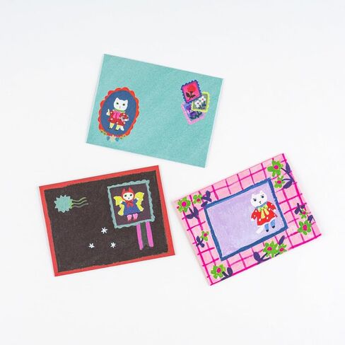 Hobonichi Techo Accessories – Yumi Kitagishi: White Cat’s Mini Letter Set in Saudi Arabia