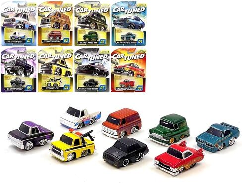 DIECAST Model Car متوافق مع Cartuned 1:64 2025 سلسلة 3 هواية بديلة مجموعة من 8 قطع السيارات 592648-xx2eucalt in Saudi Arabia
